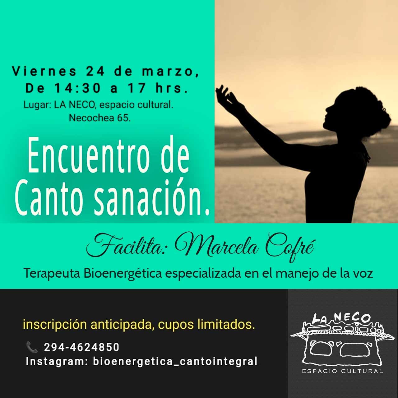 Encuentro de CANTO SANACIÓN con Marcela Cofré